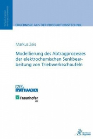 Kniha Modellierung des Abtragprozesses der elektrochemischen Senkbearbeitung von Triebwerksschaufeln Markus Zeis