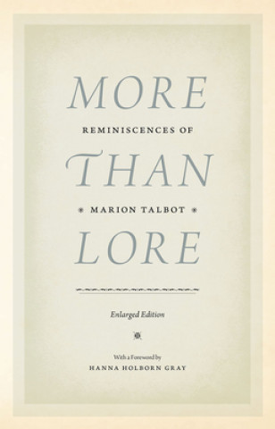 Carte More than Lore Marion Talbot