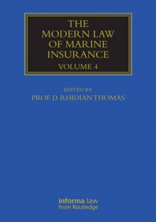 Książka Modern Law of Marine Insurance Rhidian Thomas