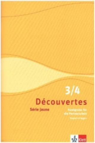 Kniha Découvertes 3/4. Série jaune. Bd.3/4 