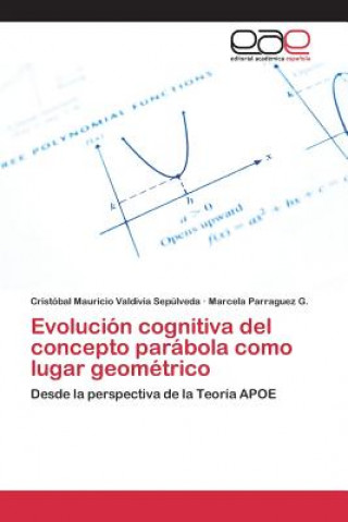 Kniha Evolucion cognitiva del concepto parabola como lugar geometrico Valdivia Sepulveda Cristobal Mauricio