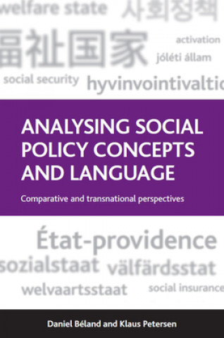 Kniha Analysing Social Policy Concepts and Language Dabniel Beland