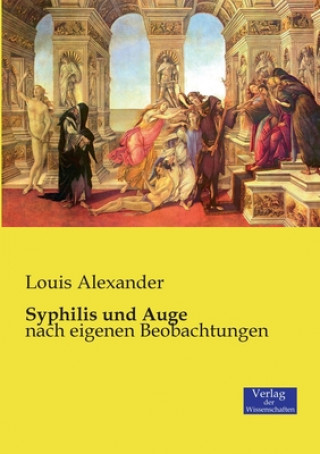 Kniha Syphilis und Auge Louis Alexander