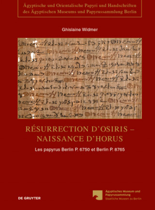 Buch Résurrection d'Osiris - Naissance d'Horus Ghislaine Widmer