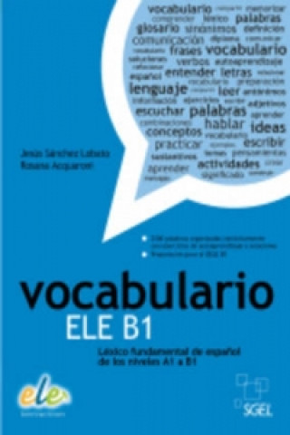 Kniha Vocabulario ELE B1 Jesus Sanchez Lobato