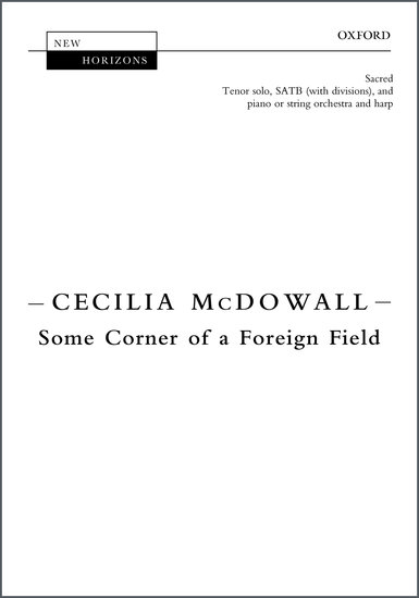 Carte Some Corner of a Foreign Field Cecilia McDowall
