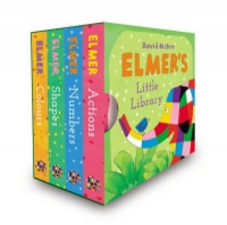 Książka Elmer's Little Library David McKee
