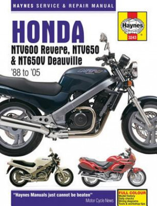 Book Honda NTV600 Revere, NTV650 & NTV650V Deauville (88-05) Haynes Publishing