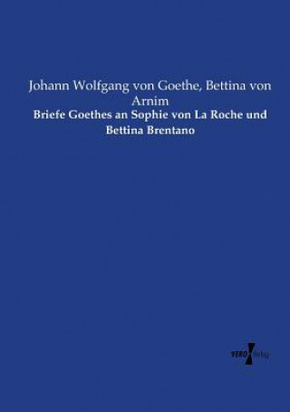 Kniha Briefe Goethes an Sophie von La Roche und Bettina Brentano Johann Wolfgang Von Goethe