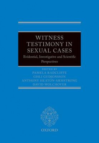 Carte Witness Testimony in Sexual Cases Pamela Radcliffe