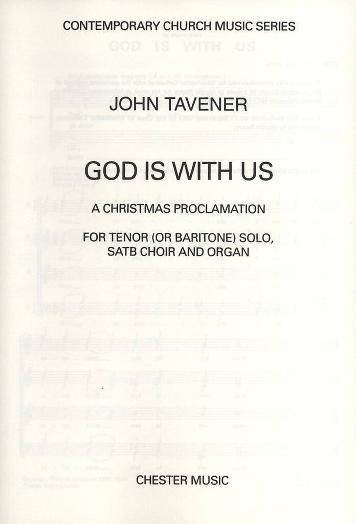 Libro John Tavener TAVENER