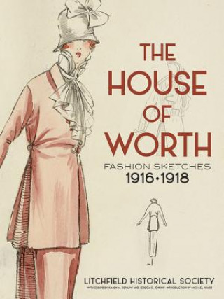 Książka House of Worth: Fashion Sketches, 1916-1918 Litchfield Historical Society