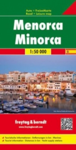 Tiskovina Menorca Road Map 1:50.000 