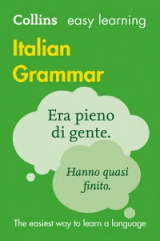 Kniha Easy Learning Italian Grammar Collins Dictionaries