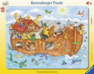 Játék Ravensburger Kinderpuzzle - 06604 Die große Arche Noah - Rahmenpuzzle für Kinder ab 4 Jahren, mit 48 Teilen Irmtraut Teltau