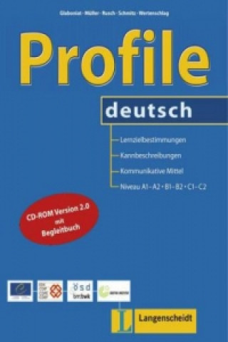 Book Profile deutsch, Niveau A1-A2, B1-B2, C1-C2, m. CD-ROM Manuela Glaboniat
