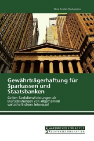 Könyv Gewährträgerhaftung für Sparkassen und Staatsbanken Nina Kerstin Hochsteiner