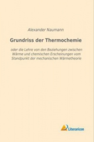 Buch Grundriss der Thermochemie Alexander Naumann