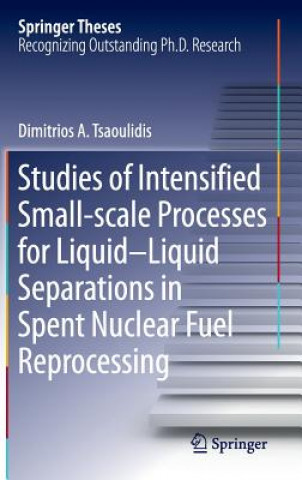 Könyv Studies of Intensified Small-scale Processes for Liquid-Liquid Separations in  Spent Nuclear Fuel Reprocessing Dimitrios Tsaoulidis