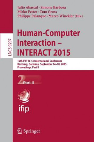 Kniha Human-Computer Interaction - INTERACT 2015 Julio Abascal