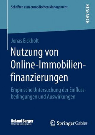 Книга Nutzung Von Online-Immobilienfinanzierungen Jonas Eickholt