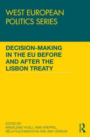 Buch Decision making in the EU before and after the Lisbon Treaty 