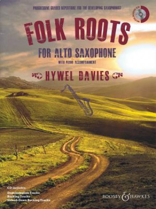 Książka FOLK ROOTS FOR ALTO SAXOPHONE HYWEL DAVIES