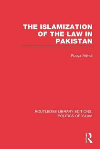 Könyv Islamization of the Law in Pakistan (RLE Politics of Islam) Rubya Mehdi