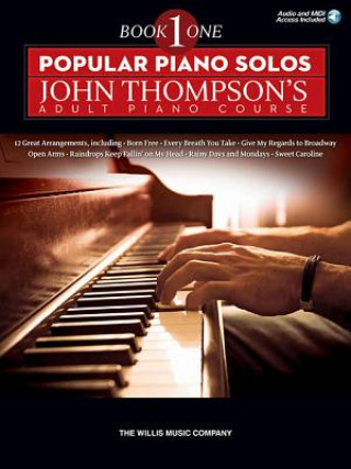 Kniha Popular Piano Solos Thompson