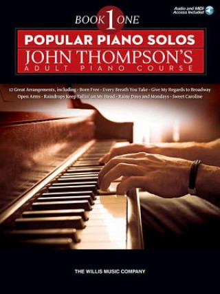 Book Popular Piano Solos Thompson