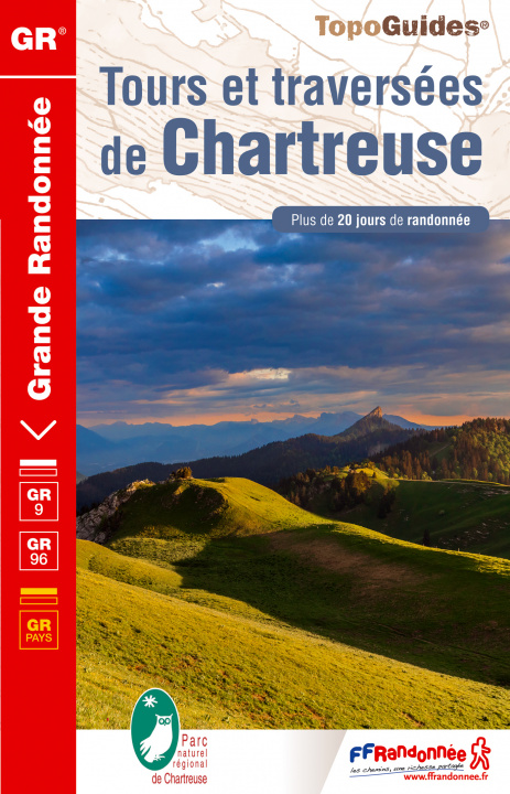 Carte Tours et traversees de Chartreuse GR9-96-GRP 