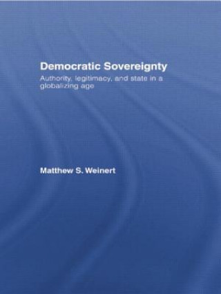 Kniha Democratic Sovereignty Matthew S. Weinert