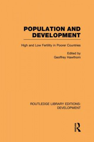 Könyv Population and Development Geoffrey Hawthorn