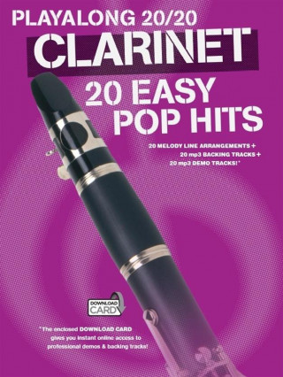 Książka Playalong 20/20 Clarinet Hal Leonard Publishing Corporation