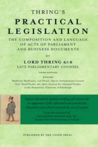 Knjiga Thring's Practical Legislation HENRY THRING