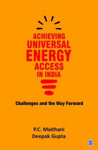 Kniha Achieving Universal Energy Access in India Deepak Gupta