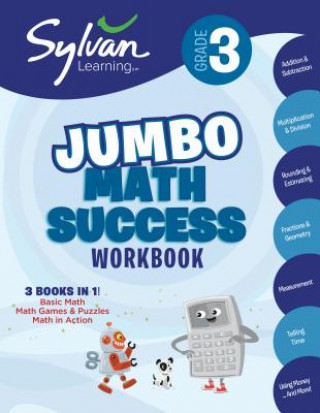 Könyv 3rd Grade Jumbo Math Success Workbook Sylvan Learning