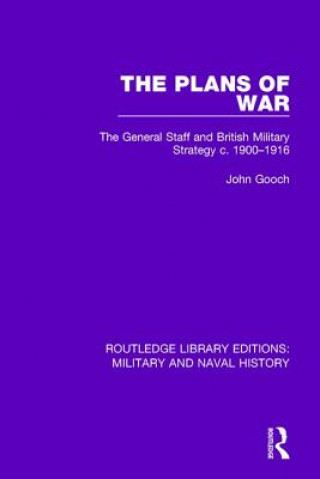 Kniha Plans of War John Gooch