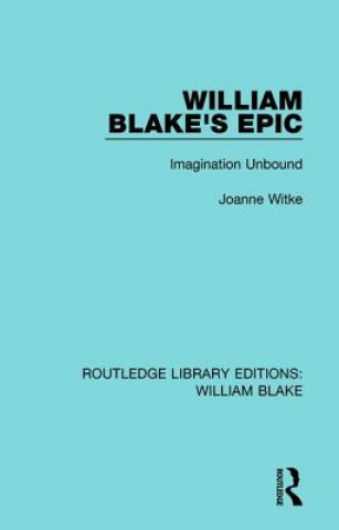 Kniha William Blake's Epic Joanne Witke