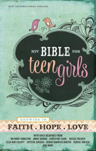 Knjiga NIV, Bible for Teen Girls, Hardcover Zondervan