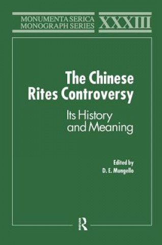 Carte Chinese Rites Controversy D E Mungello