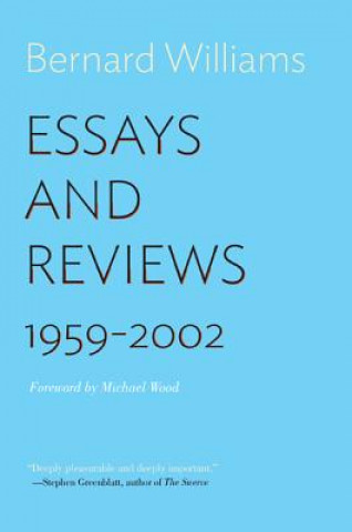Carte Essays and Reviews Bernard Williams