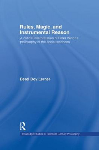 Könyv Rules, Magic and Instrumental Reason Berel Dov Lerner