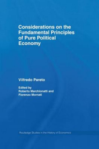 Książka Considerations on the Fundamental Principles of Pure Political Economy Vilfredo Pareto