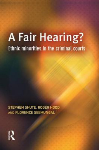 Knjiga Fair Hearing? Roger Hood