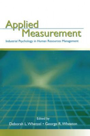 Kniha Applied Measurement Deborah L. Whetzel