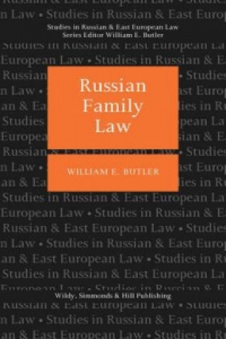 Kniha Russian Family Law William E. Butler