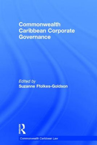 Könyv Commonwealth Caribbean Corporate Governance Suzanne Ffolkes-Goldson