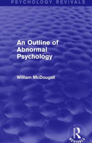 Książka Outline of Abnormal Psychology William McDougall