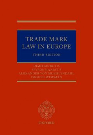 Könyv Trade Mark Law in Europe 3e Imogen Wiseman